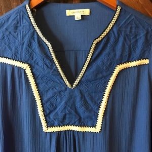 Blue bohemian shirt